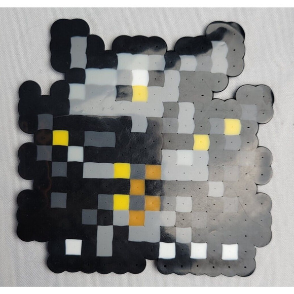 BlackWarGreymon Digimon Perler Bead Pixel Art - Picture 1 of 2